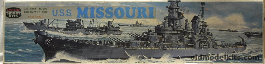 Life-Like 1/350 USS Missouri BB63 - Battleship (ex-Otaki), B239-1300 plastic model kit
